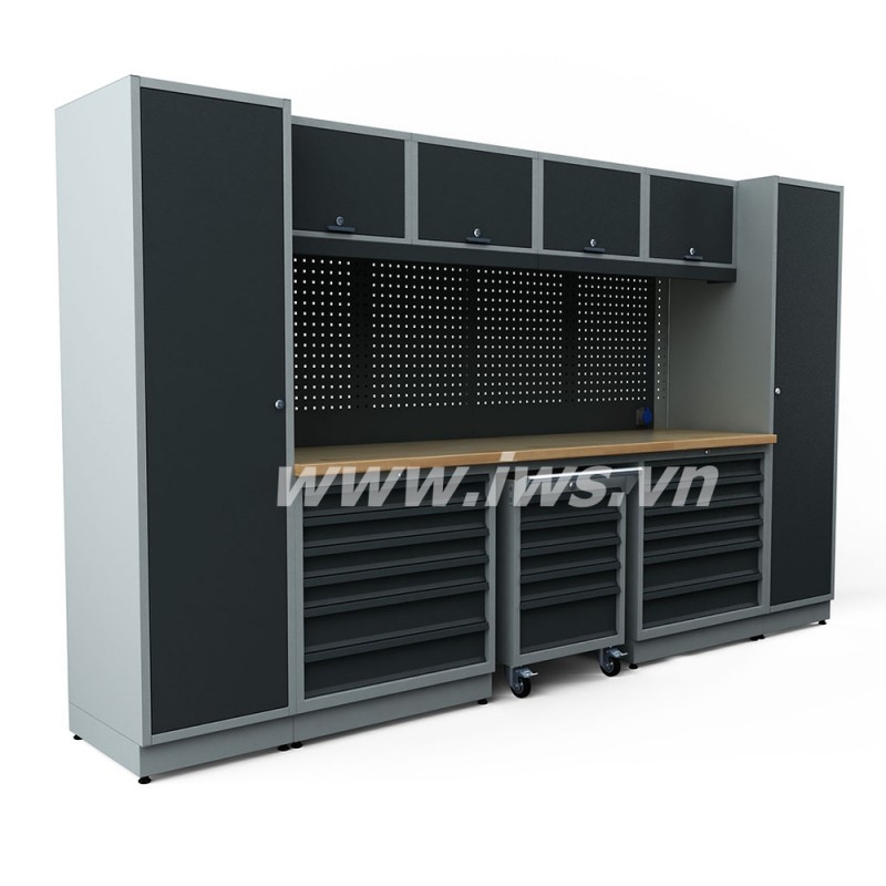 Hệ tủ chứa đồ nghề, dụng cụ 3500mm - Model: 13351